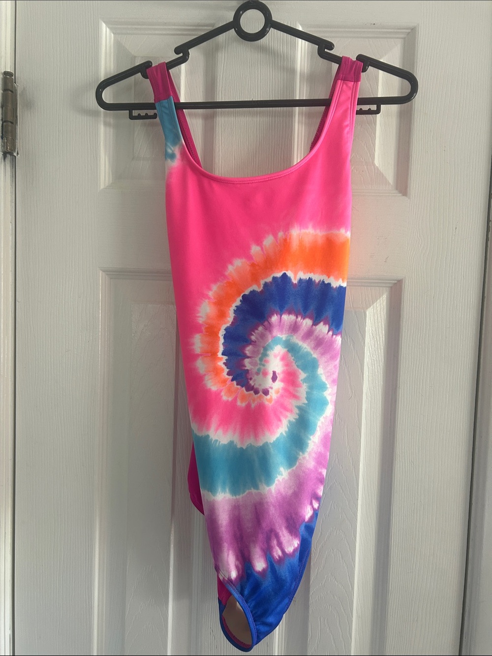 LANDS END TIE-DYE ONE PIECE SWIMSUIT SIZE 16